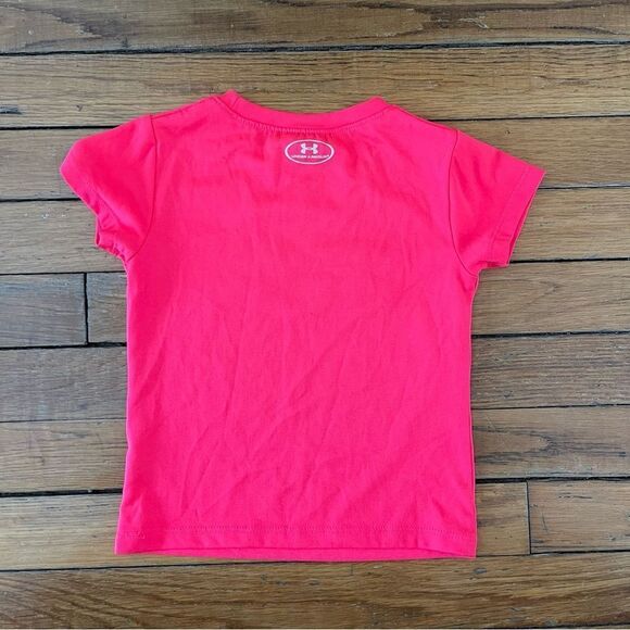 Under Armour Kids 2T Pink Take Chances Graphic T-Shirt - Picture 7 of 7